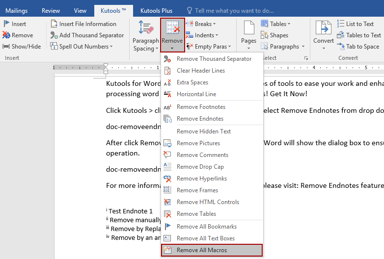 remove an embedded picture in word for mac